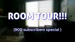 900 Subscribers... So I did a ROOM TOUR!!!