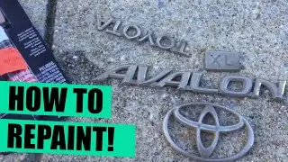 How To Repaint Car Emblems & Reattach Them