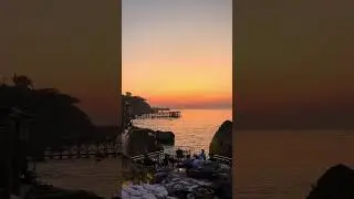 SUNSET IN ROCK BAR BALI