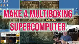 HOW TO COMBINE COMPUTERS into a SUPERCOMPUTER for multiboxing.