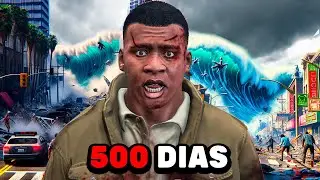 SOBREVIVÍ 500 DÍAS al FIN DEL MUNDO en GTA 5 (Película)