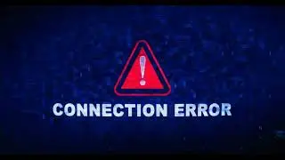 Connection Error Text Digital Noise Twitch Glitch Distortion Effect Error .