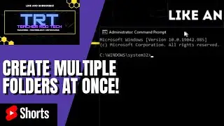 Create Multiple Folders AT ONCE! 