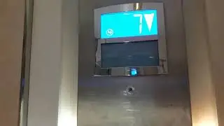 124.OTIS elevator, Moby ferry, Livorno-Olbia, Italy Sardinia