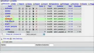 Making a Junction Table in phpMyadmin for MySQL