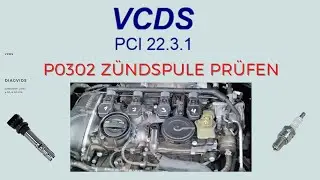 Zündspule prüfen testen | Zündaussetzer | Verbrennungsaussetzer Zylinder | P0300 | VW Audi | VCDS