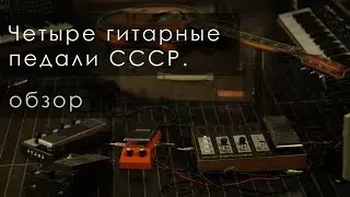 Four guitar pedals of the USSR. Trepology of sound, chapter 13.