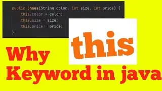 this keyword in java