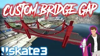 Skate 3 - Custom Bridge Gap ! World Merge Glitch ! (Park Showcase)