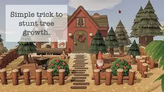 Simple trick to stunt tree growth in Animal Crossing New Horizons