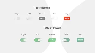 Top 5 Creative Toggle Button Effect Using Html And CSS Only