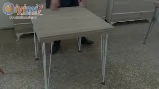 İyimi Tel Masa Sandalye Takımı Yemek Masası