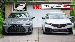 Lexus IS500 vs Acura Integra Type S: Driving Comparison