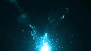 blue Fire effect loop animation footage HD - Download Stock Footage