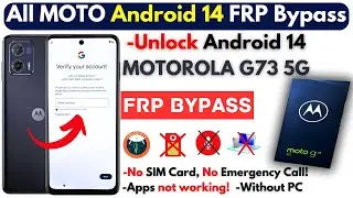 -All Moto Frp Bypass 2024 Android 14 Without PC- Unlock Motorola G73 5G Frp Google Account -No Apps!