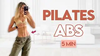 5 min Sculpted Abs 7 Day Challenge (Super Intense) | Pilates Workout