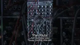 'Pan Flute' - How to make this movie-inspired, all-analog Synth Patch in Eurorack Modular #shorts