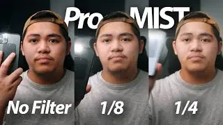 Tiffen Black Pro Mist 1/8 vs 1/4