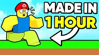 I tried making a Roblox PLATFORMER in 1 HOUR...