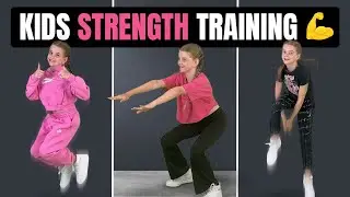 Kids "GET STRONG" 💪 Full Body Strength Training Workout!🔥