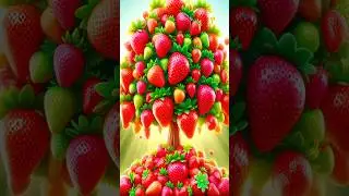 Easy and fast method for planting and growing strawberry fruit trees from the leaves. #gardening