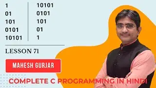 #71 | Pattern 15 | Pattern 16 | Complete C Programming | Hindi