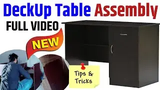 DeckUp Office Table Assembly & Installation 👨‍🔧 | DeckUp Table Assembly & Setup