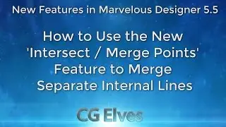 Marvelous Designer 5.5 Tutorial: Merge Separate Internal Lines