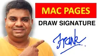 How to add Signature in Pages [ MacBook ]