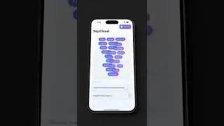 Dynamic Tag Cloud in SwiftUI Stunning Animations & Customization 🌈📱