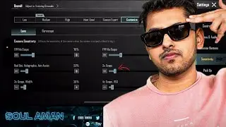 Soul Aman New Sensitivity And Control Settings BGMI/PUBG MOBILE