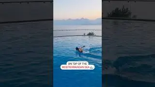 Swimming over the Mediterranean Sea