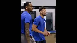 Klay Thompson First Practice As A Maverick