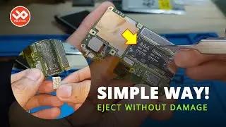 How to Eject SIM card stuck in SIM slot / Sim card stuck without tray / Pakfones