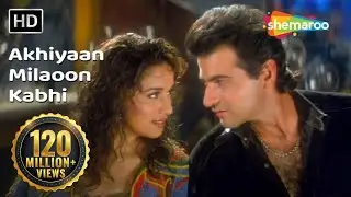 Akhiyaan Milaoon Kabhi | Raja | Udit Narayan | Alka Yagnik | Madhuri Dixit | 