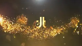 Golden Sparkle Logo Reveal Animation After Effects Template