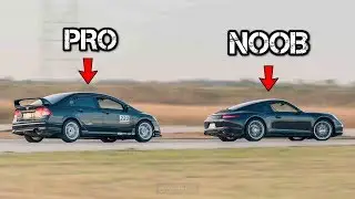 Amateur vs Pro Racing Driver // Track Battle