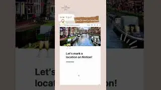 Add Google maps to your Notion! #notion #productivity #taskmanagement #googlemaps #notiontutorial