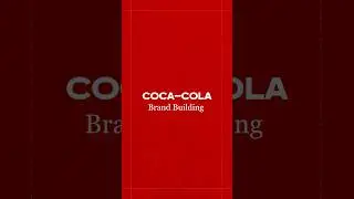 Coca-Cola’s advertising strategy emphasizes iconic brand imagery and slogans. #designstrategy