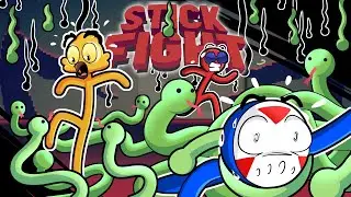 Stick Fight... but my friends and I was swarmed by SNAKES!