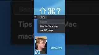 (#2) 5 Great Mac Tips - Menu Bar Edition (Help Menu)