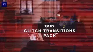 Best Glitch Transitions Pack Premiere Pro Template