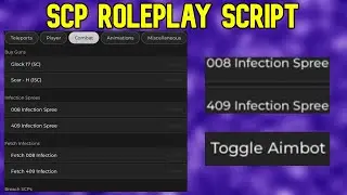 SCP: Roleplay Script | Roblox Script | Not Patched | No Ban