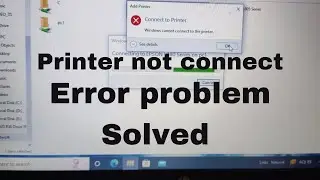 Fix-Windows cannot connect to the printer Error 0x0000011b solve