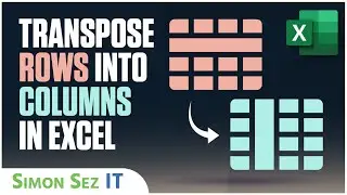 How to Transpose Rows into Columns in Excel