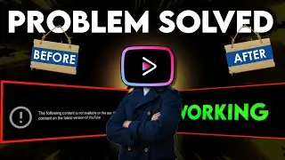 YouTube Vanced Not Working Problem Solved  😍 100 % Guarantee 🥳