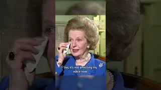 Margaret Thatcher Breaks Down in Tears (1991)