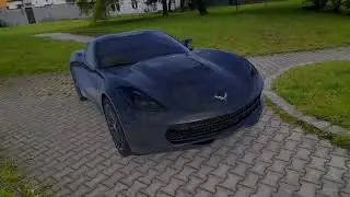 Corvette C7 Stingray VFX in Blender