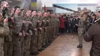 Військова присяга. Олена Білозерська