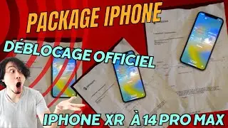 PACKAGE iPhone DÉBLOCAGE OFFICIEL (iPhone XR A 14 PRO MAX)